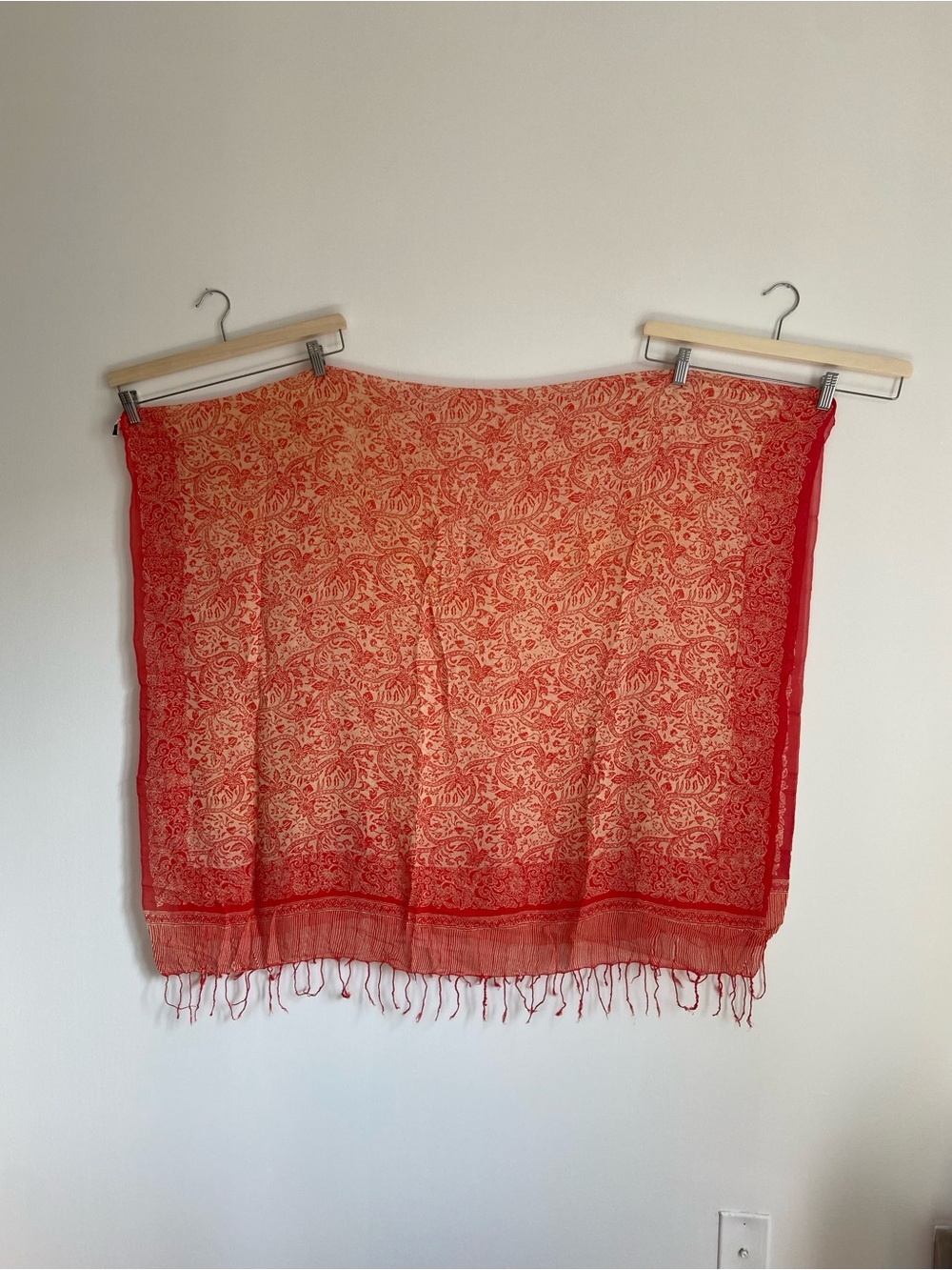 Lisa Curran Swim Silk Paisley Beach Wrap